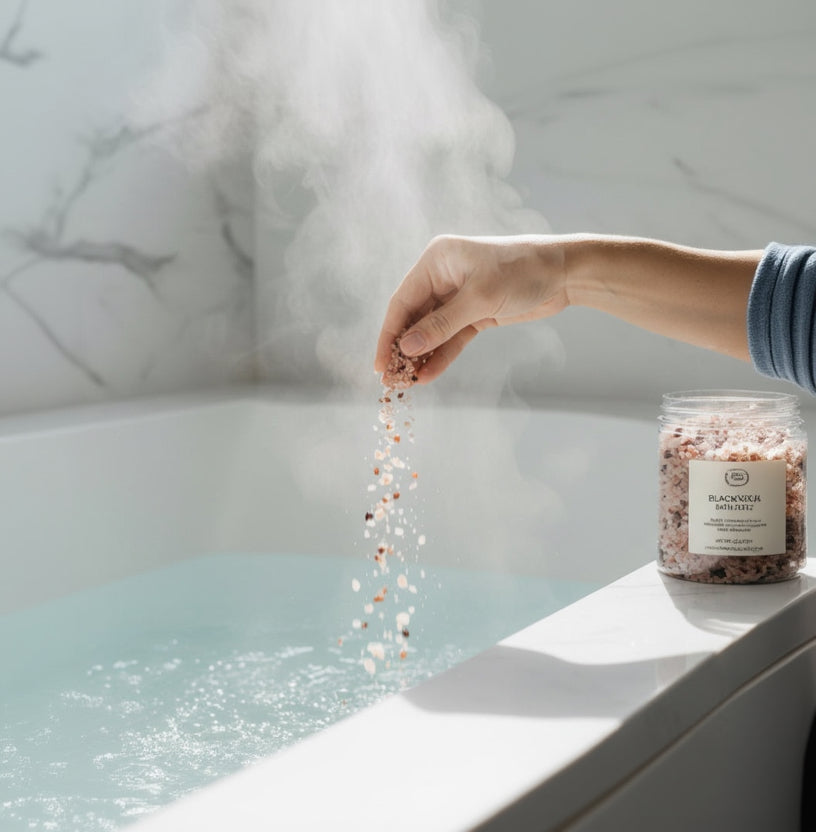Black Lava & Pink Himalayan Bath Salts