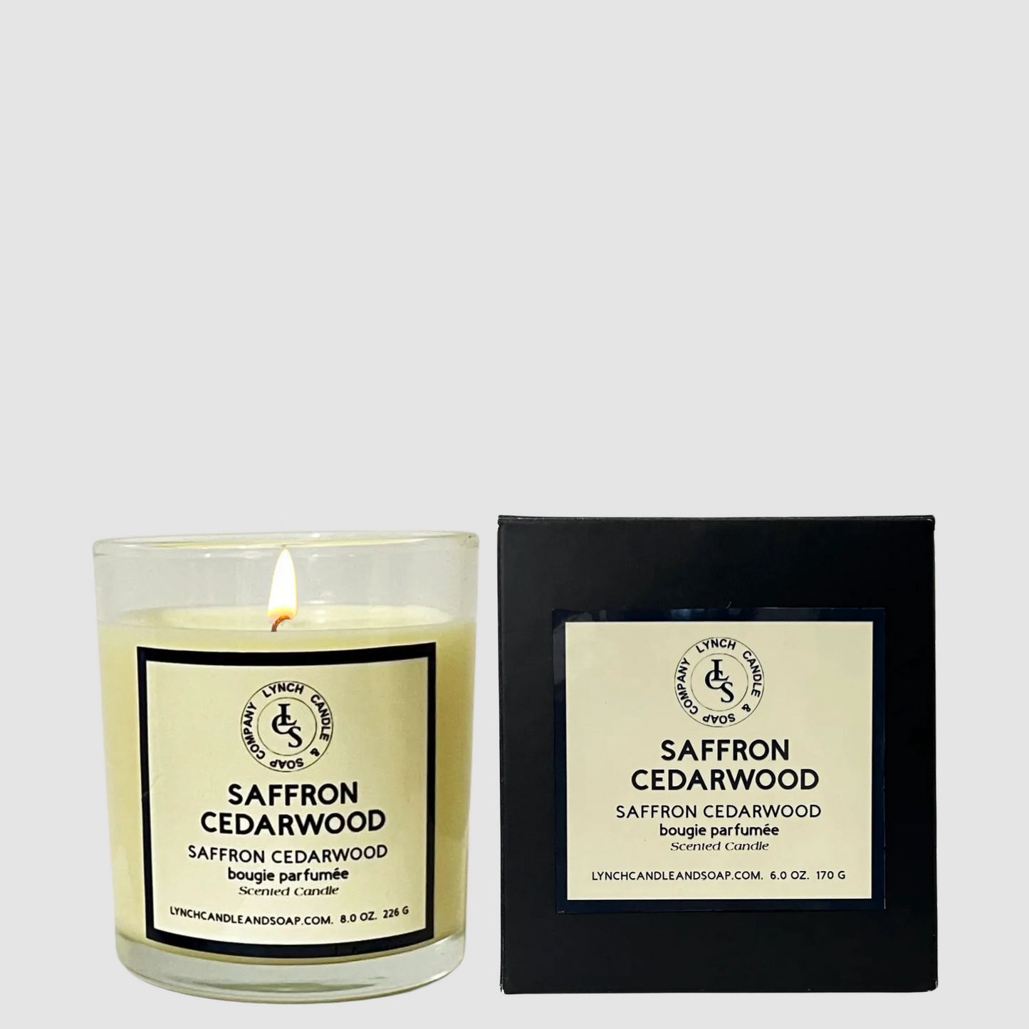 Saffron CedarWood Candle