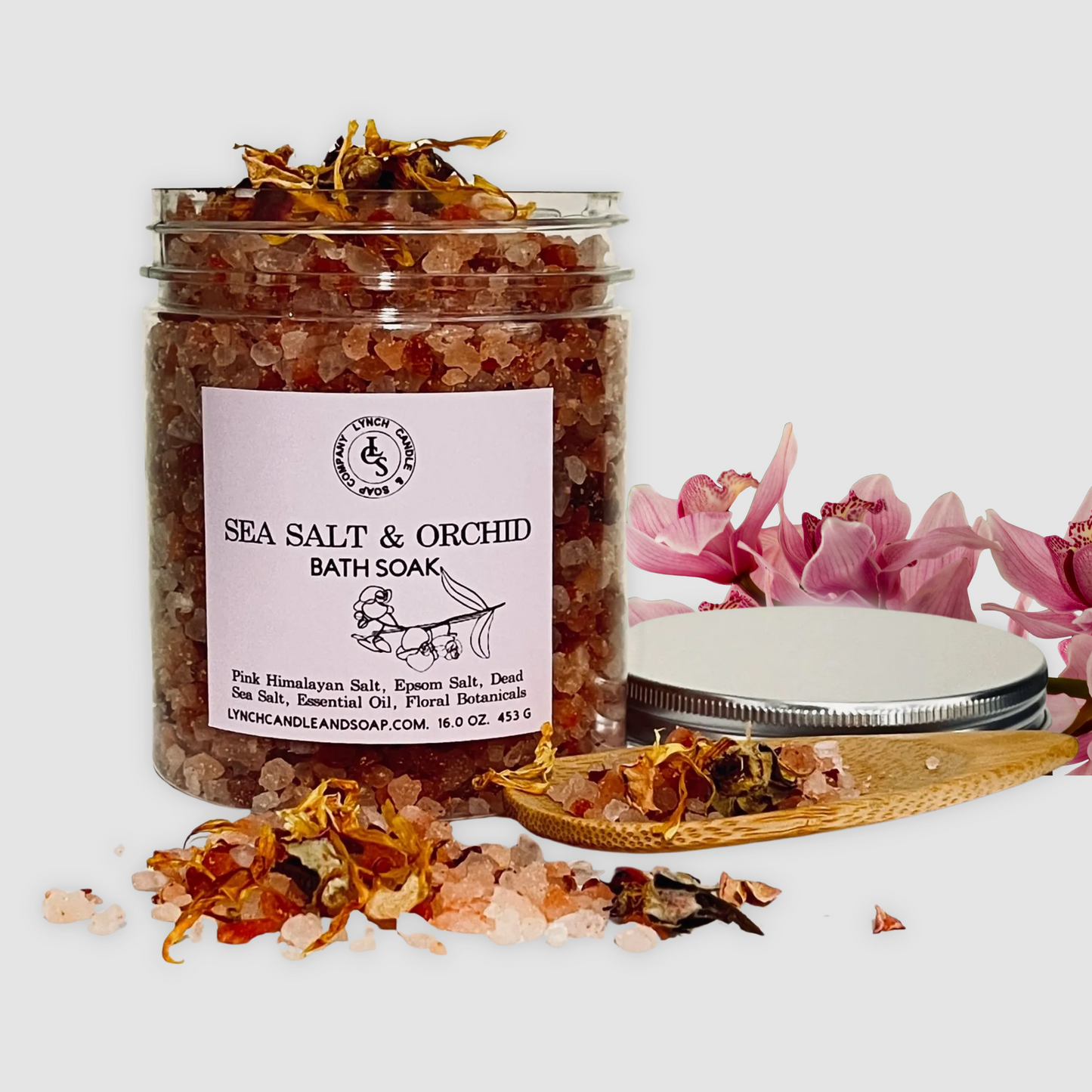 Sea Salt + Orchid Spa Salt