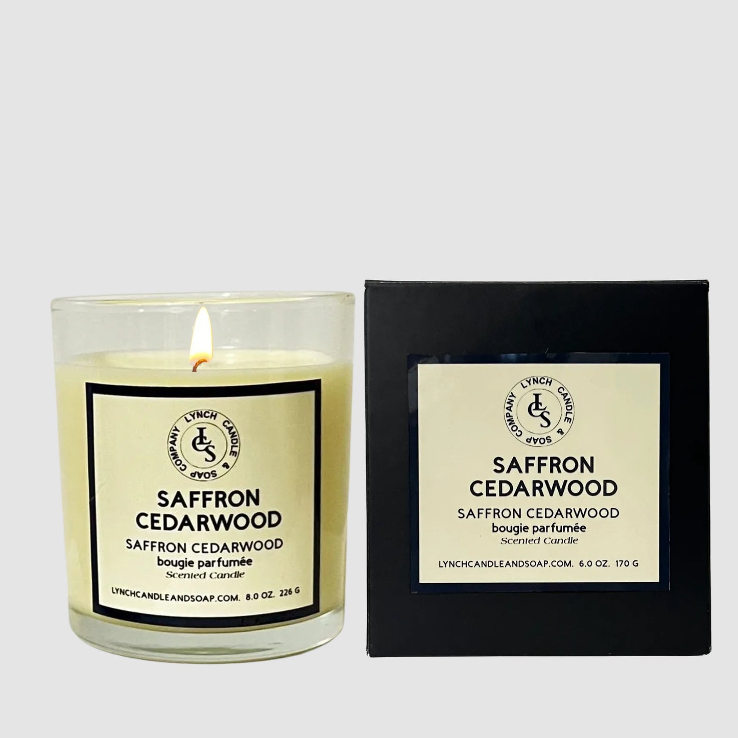 Saffron CedarWood Candle